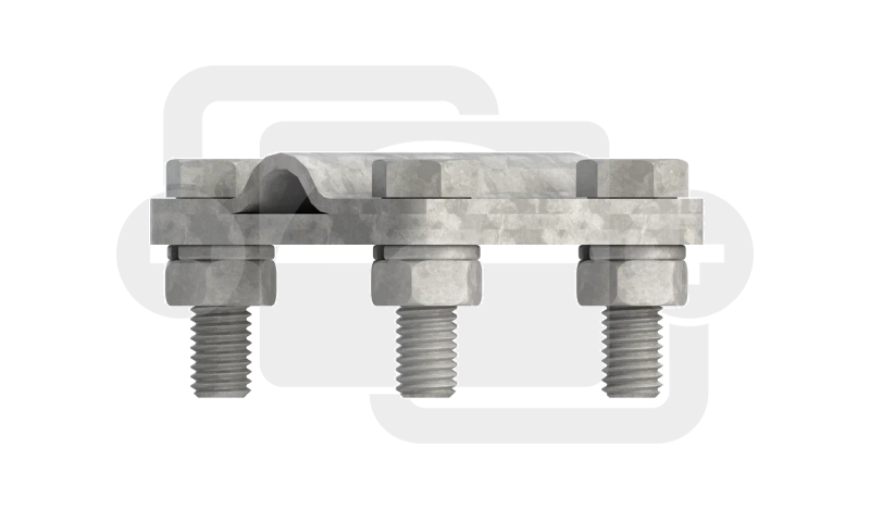 Соединитель проводников «пруток-полоса», для полосы шириной до 25 мм, оцинкованная стальВОЛЬТ-СП-О-4.2