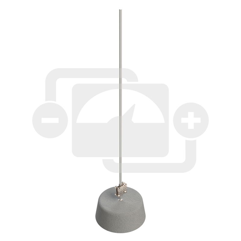 Молниеприемник стержневой, диаметр 16 мм, длина 2 м, алюминий ВОЛЬТ-КМО-МС-А-2