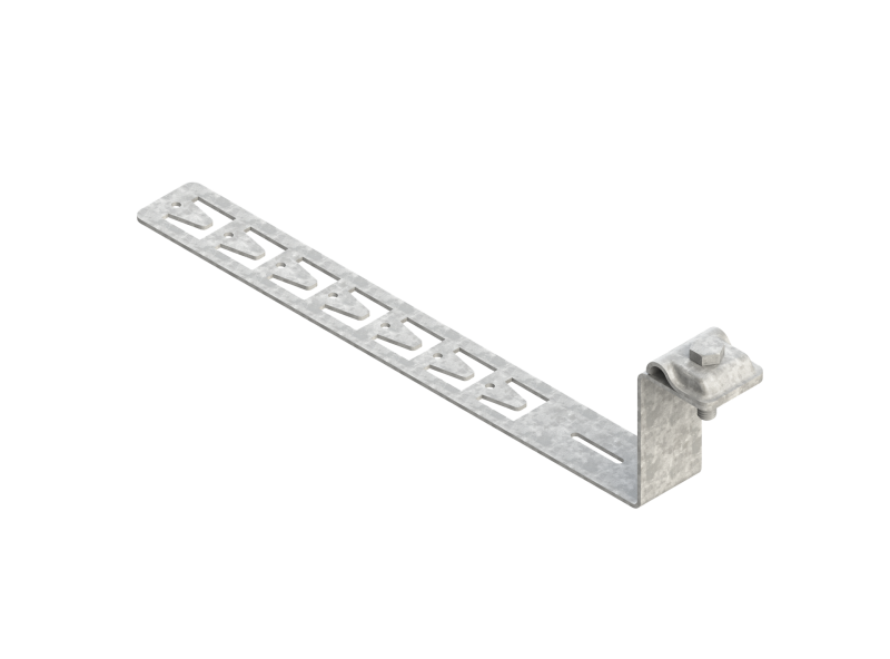Держатель под черепицу, длина основания 450 мм, оцинкованная сталь ВОЛЬТ-ДП-О-10.2