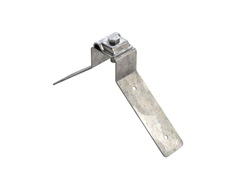 Держатель коньковый, высота зажимной пластины 150 мм, нержавеющая сталь ВОЛЬТ-ДП-Н-11.2