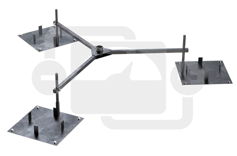 Тренога для молниеприемника мачтового, покрытие - краскаВОЛЬТ-КМО-ТММ-К-1.1