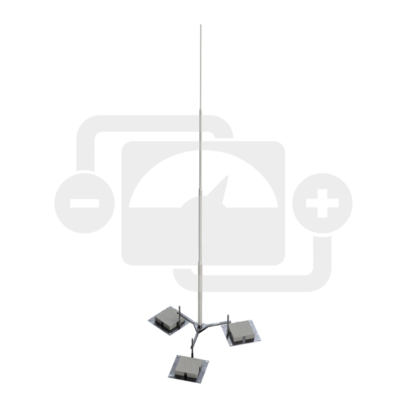 Молниеприемник мачтовый, длина 4 м, алюминий ВОЛЬТ-КМО-ММ-А-4