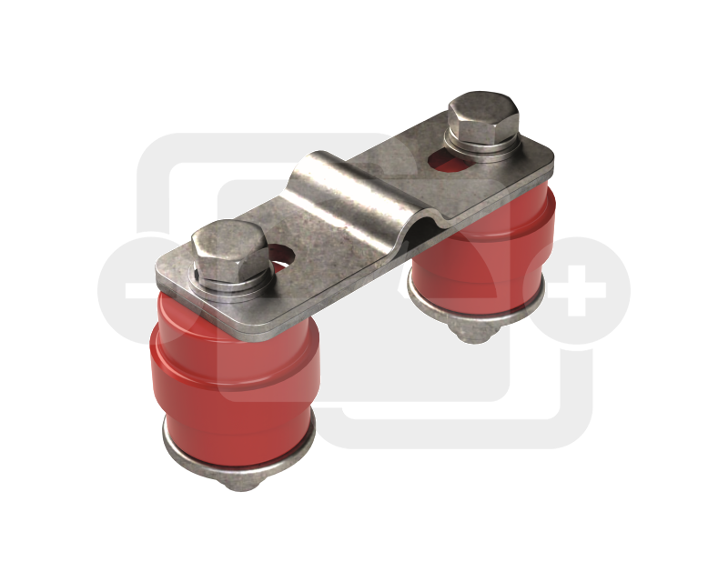 Держатель проводников для сэндвич-панелей изолированный, нержавеющая сталь ВОЛЬТ-ДП-Н-13.1