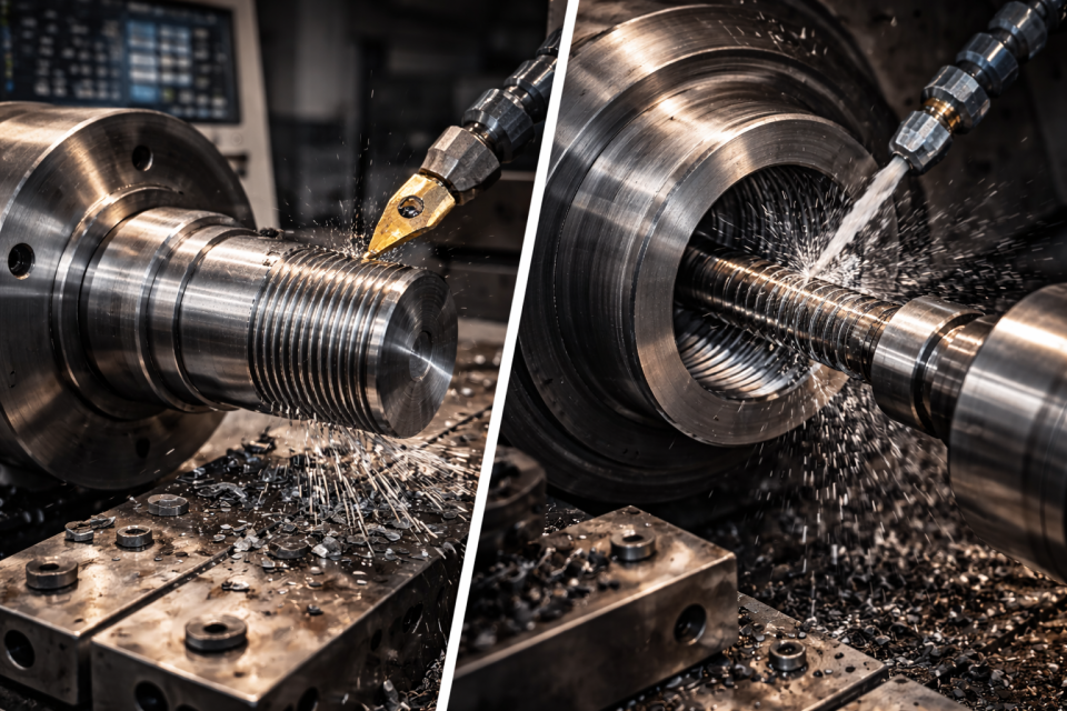 Нарезание наружной и внутренней резьбы